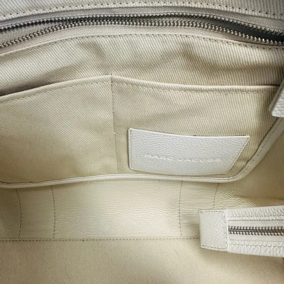 Marc Jacobs The Leather Large Tote Bag – Cream White (Excellent/like new) - Picture 8 of 11